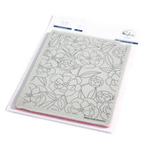 Pretty Blossoms cling stamp
